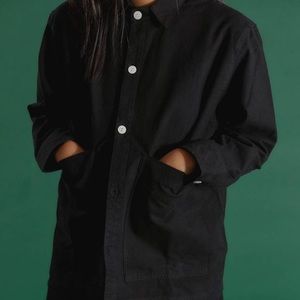 BRAND NEW IJJI Canvas Work Jacket in black Size S!